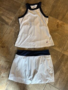 Fila Tennis Skirt & Tank Outfit